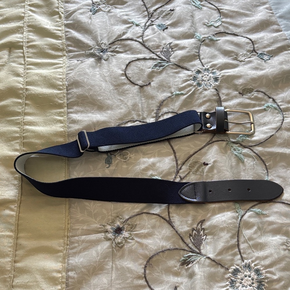 Navy Blue Adjustable Belt for baseball pants, adult size, 40” long 1.5” wide